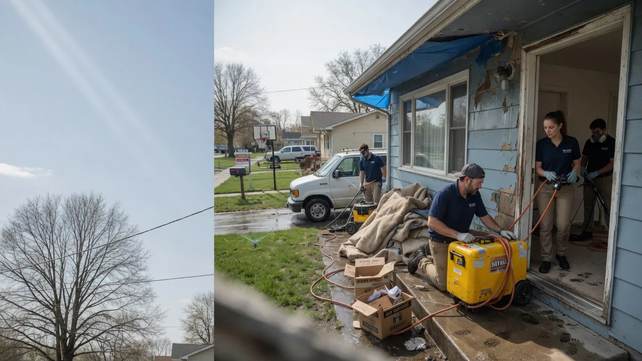 Basement Flood Cleanup in Straughn, IN near me